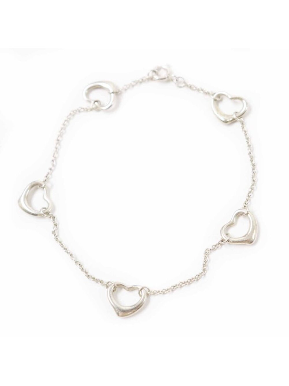 Tiffany & Co Open Heart Bracelet Silver